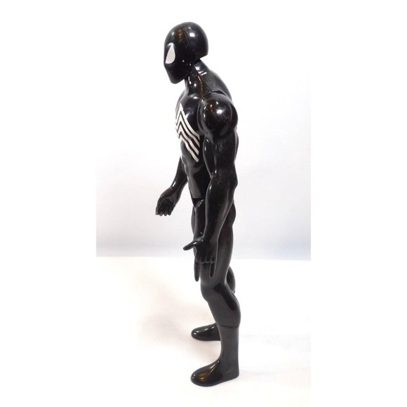 Marvel Titan Hero Series Black Suit Spider-Man 12" Figure - Picture 5 of 5